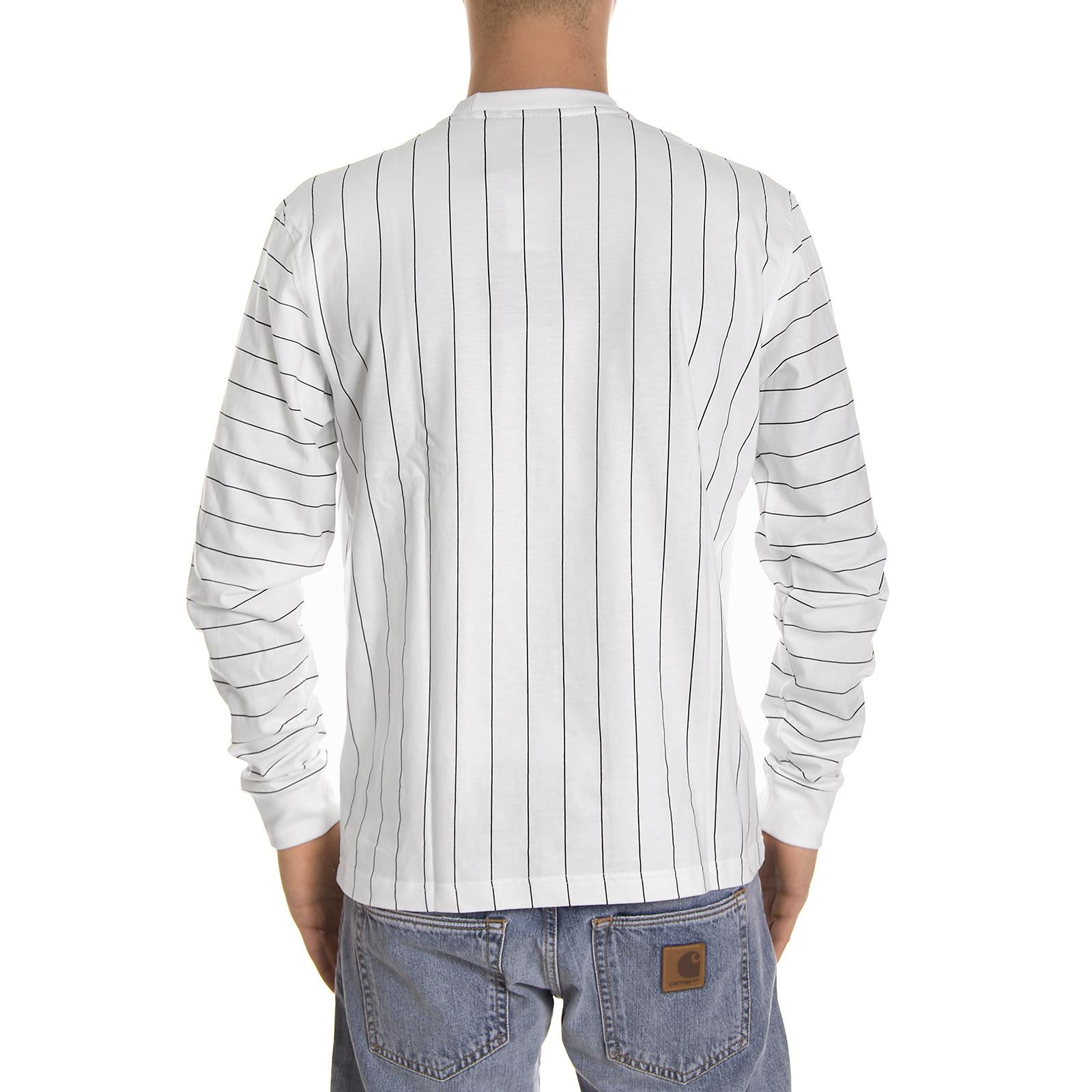 LS STRIPE TEE WHITE 76664_4  FILA 