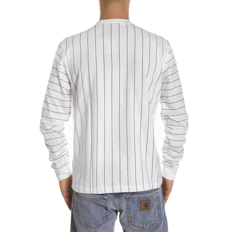 LS STRIPE TEE WHITE 76664_4  FILA 