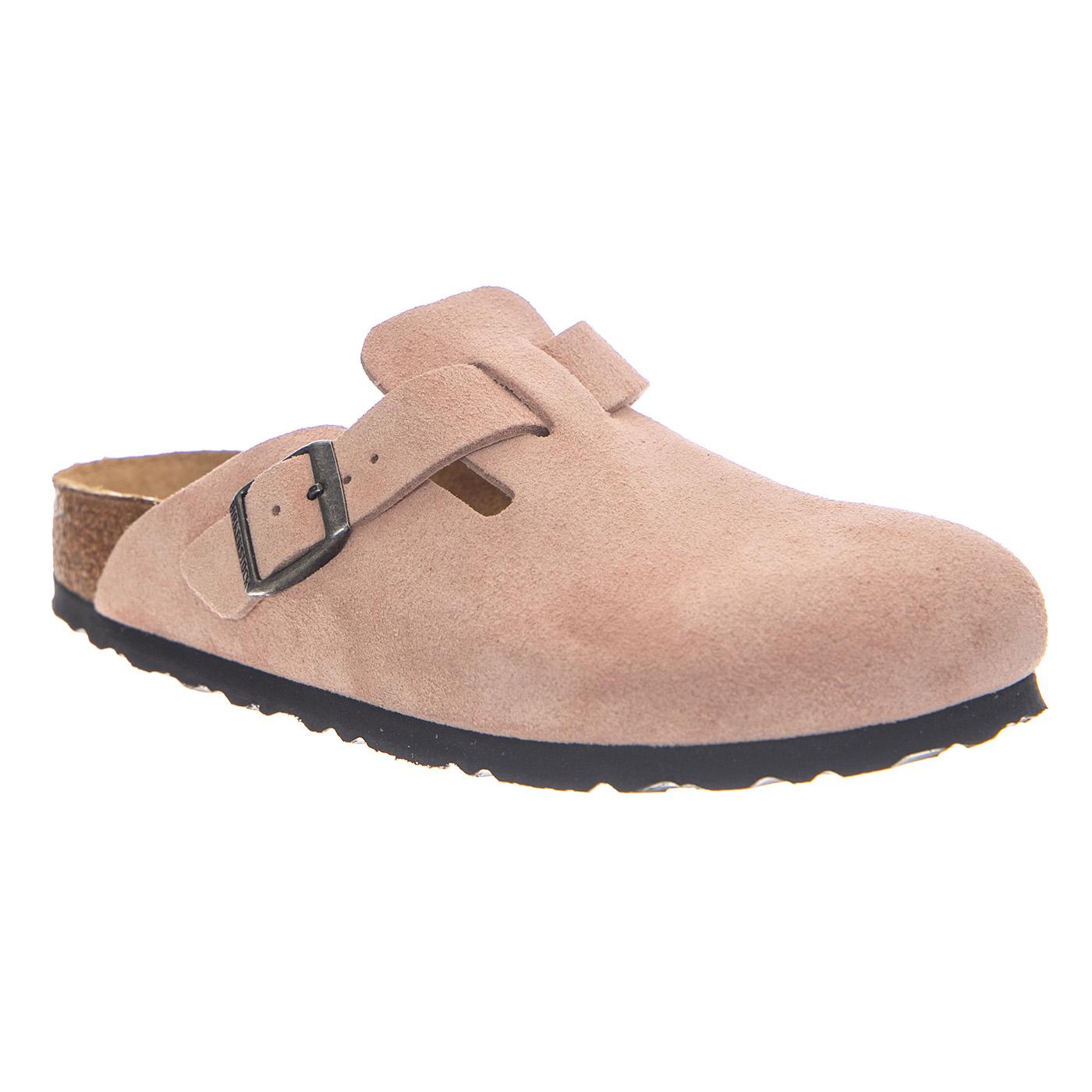 BOSTON PINK CLAY SUEDE LEATHER NARROW FIT - Sandali Donna Rosa 1031635 PCY BIRKENSTOCK 