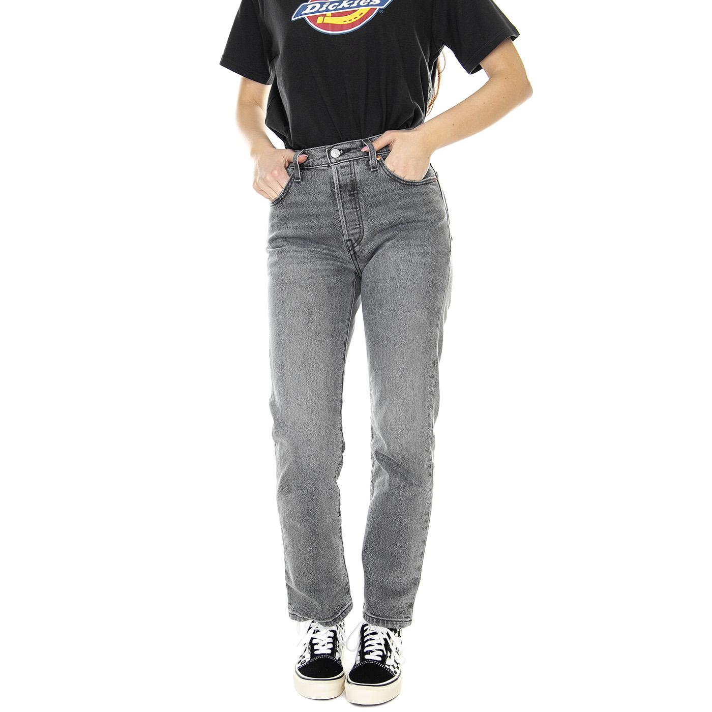 501 Crop Z0623 Gray Worn In - Pantaloni Denim Jeans Donna Grigi 36200-0235  LEVIS 