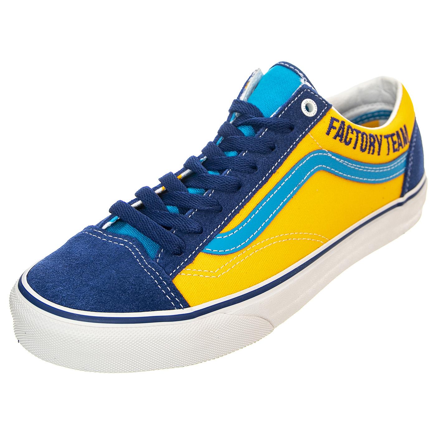 UA Style 36 Oor Legends GT / Dyno Blue / Yellow - Scarpe Stringate Profilo Basso Uomo Multicolore VN0A54F6BYL1  VANS 