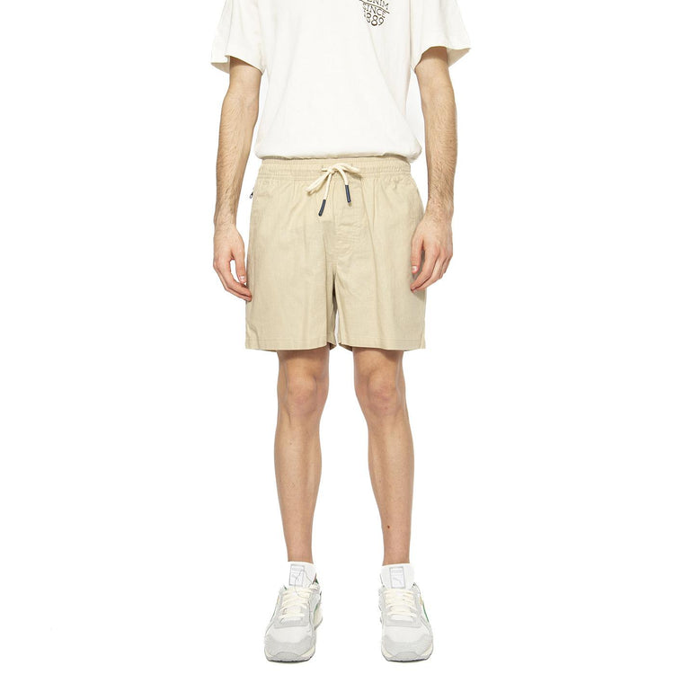 Beige Linen Shorts - Bermuda Uomo Beige 5002-02-5002-02  OAS 