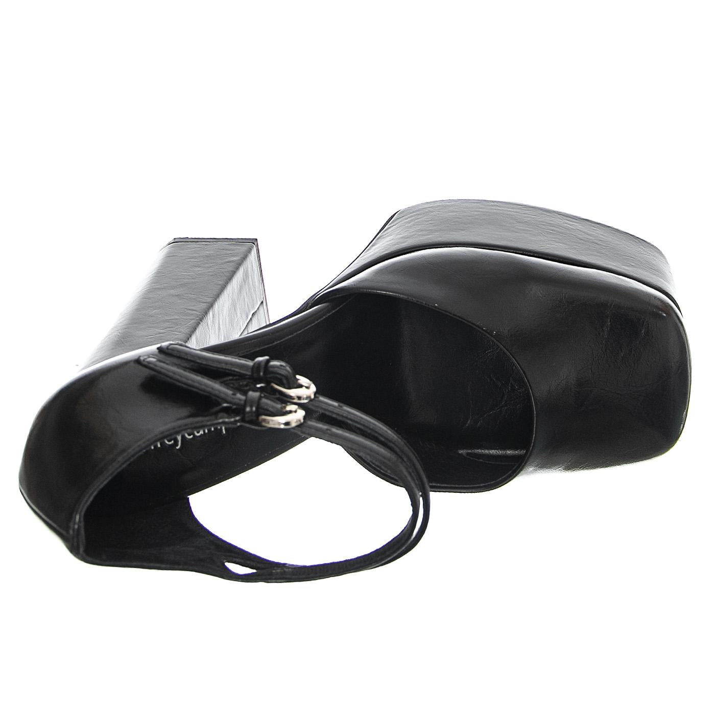 Leila Black Patent - Sandali Donna Neri JCSR726PG-19-007-BLA  JEFFREY CAMPBELL 