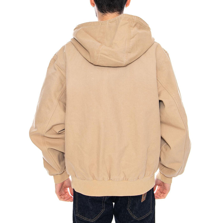 OG Active Jacket Hemilton Brown - Giacca con Cappuccio e Zip Uomo Marrone I034820 07E4O CARHARTT WIP 