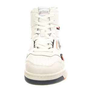 FST847 White / Coral - Scarpe Profilo Alto Uomo Bianche PEMFST847-WHC  PRINCE 