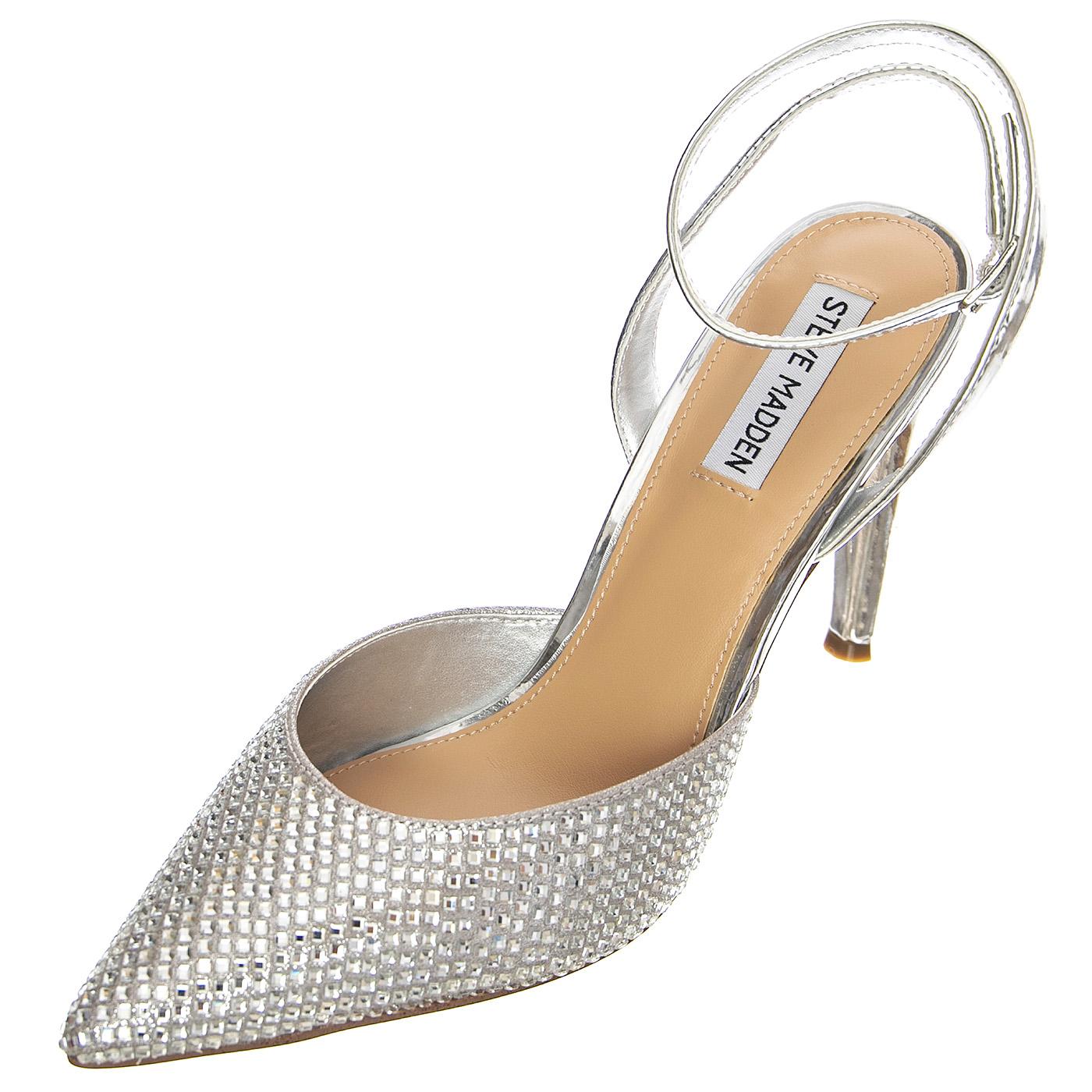 Alessi-R Rhinestone - Scarpe Décolleté Donna Argento SMSALESSI-R-RHI  STEVE MADDEN 
