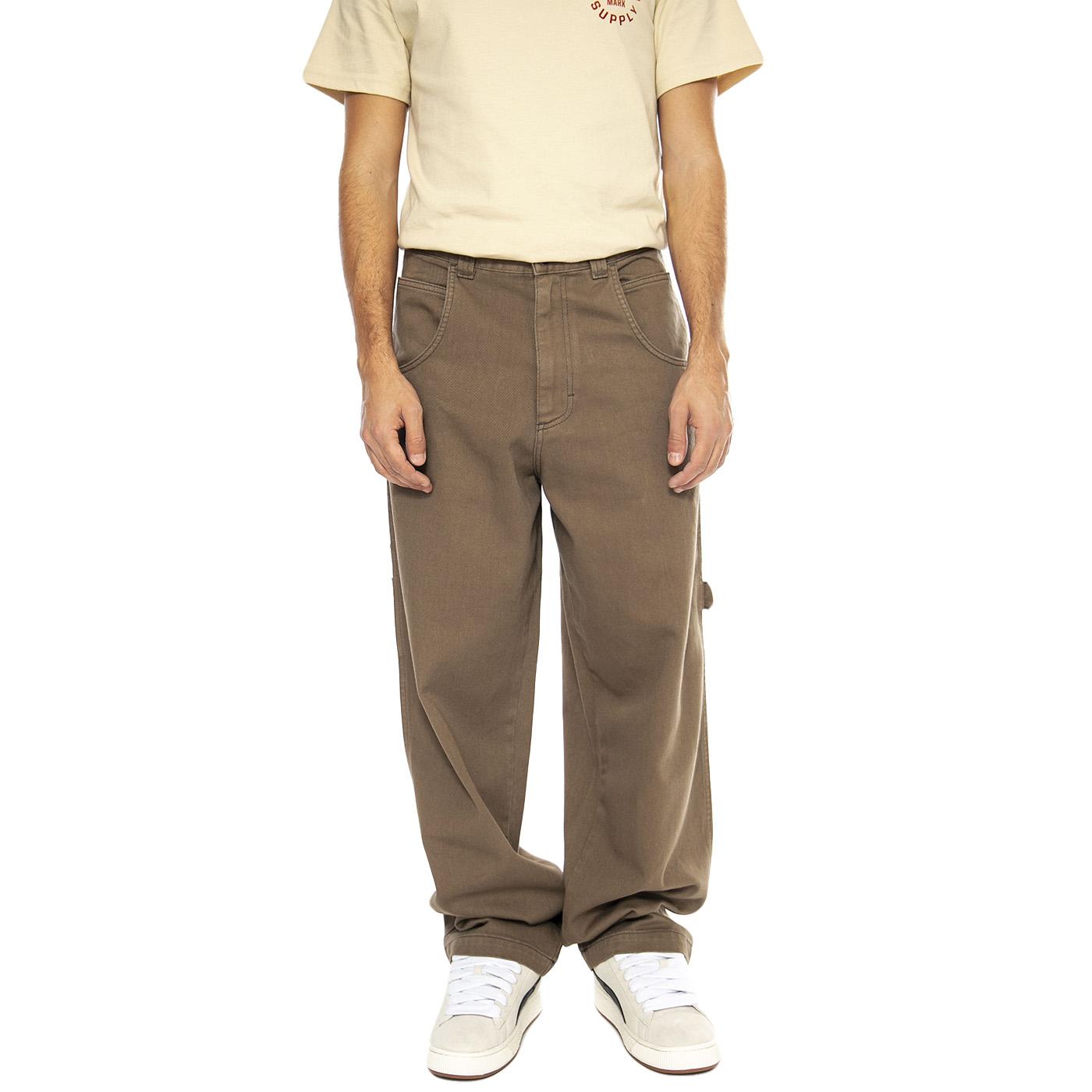 R-Bianco-L Fango Beige - Pantaloni Denim Jeans Uomo Beige R.BIANCO-L-00F  BLUESKIN 