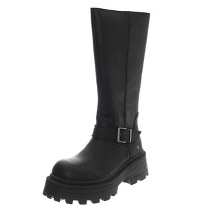 Trace Black Rock Leather - Stivali Donna Neri WSSTRACE-BLK  WINDSOR SMITH 