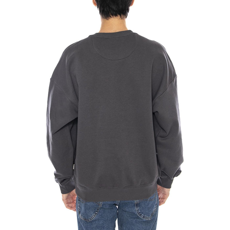 Banksy Vintage Crew Neck Grey Pinstripe "Butterfly Shot" - Felpa Girocollo Uomo Grigia 22035203-4911270 . ONLY & SONS 