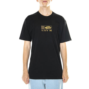 M' Transfixed 3 S/S Tee II Black - Maglietta Girocollo Uomo Nera VN0006CUBLK1  VANS 