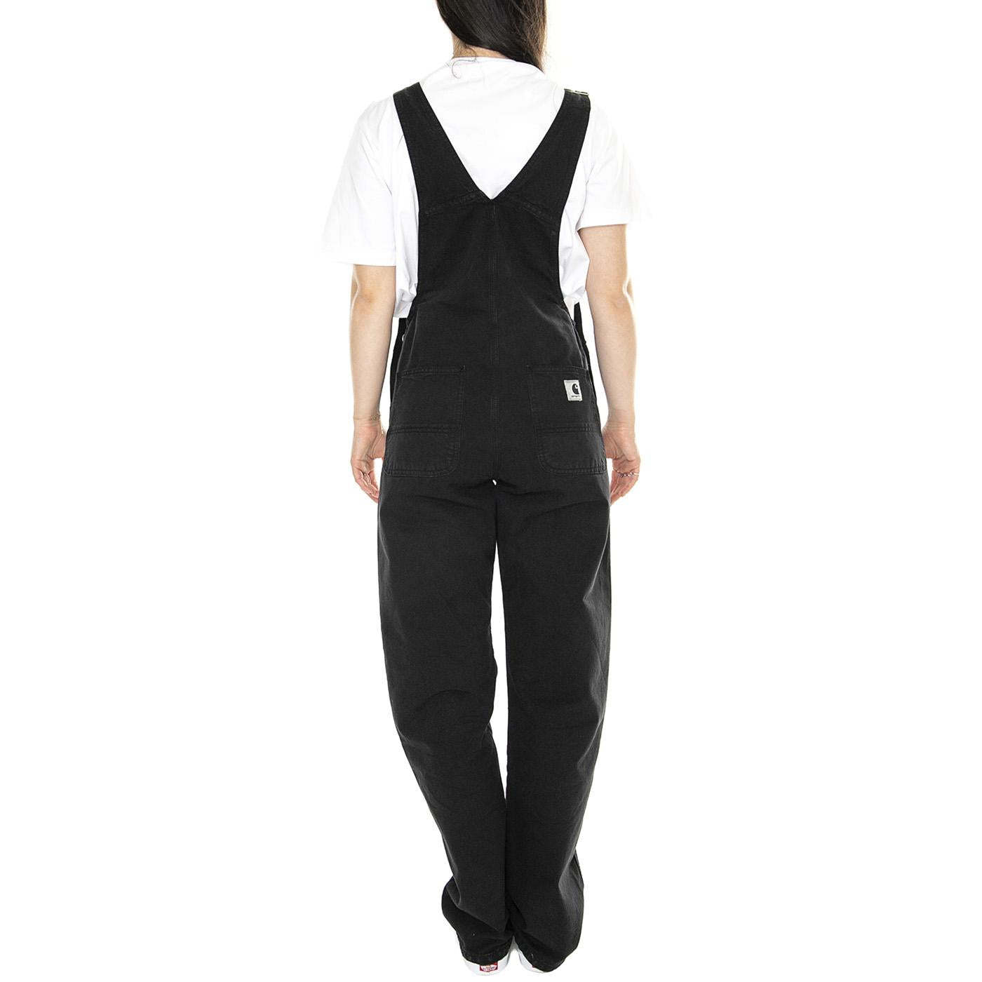 W' Bib Overall Straight Black - Salopette Donna Nera I026561.89GD  CARHARTT WIP 