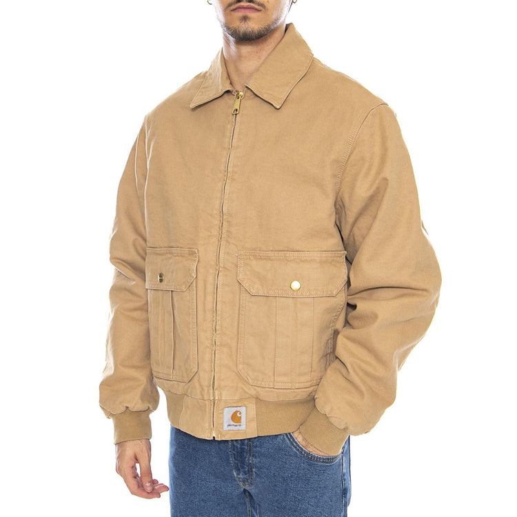Stanton Jacket Dusty H Brown - Giacca Uomo Marrone I035617.07E06  CARHARTT WIP 