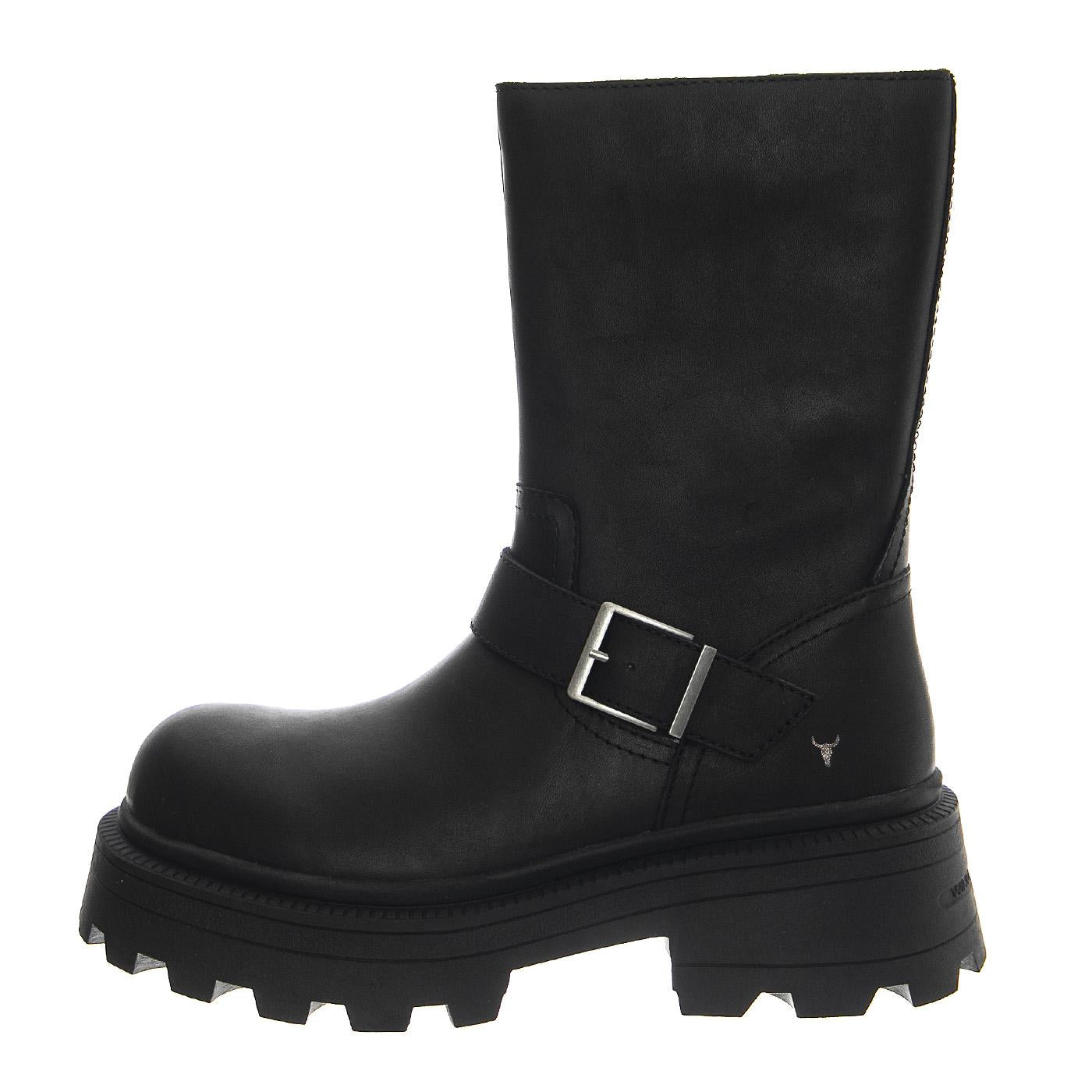 Teasin Black Rock Leather - Stivali Donna Neri WSSTEASIN-BLK  WINDSOR SMITH 