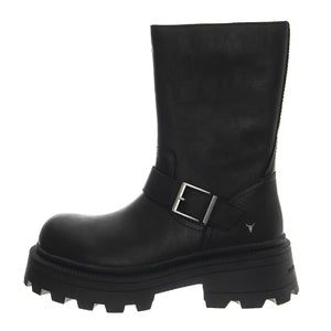 Teasin Black Rock Leather - Stivali Donna Neri WSSTEASIN-BLK  WINDSOR SMITH 