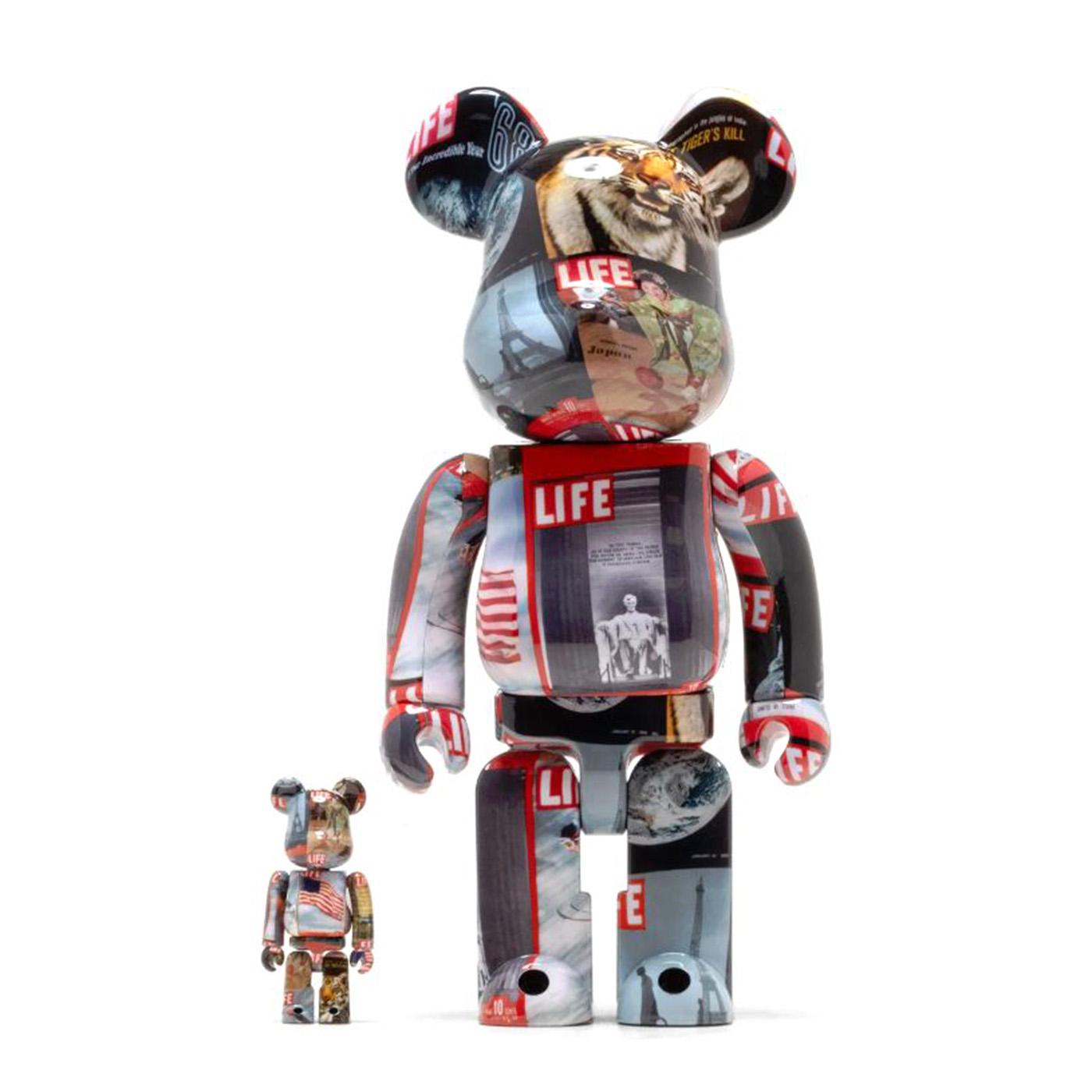 BE@RBRICK Life Magazine 100% & 400% - Toy Multicolore MDTLIFE  MEDICOM TOY 