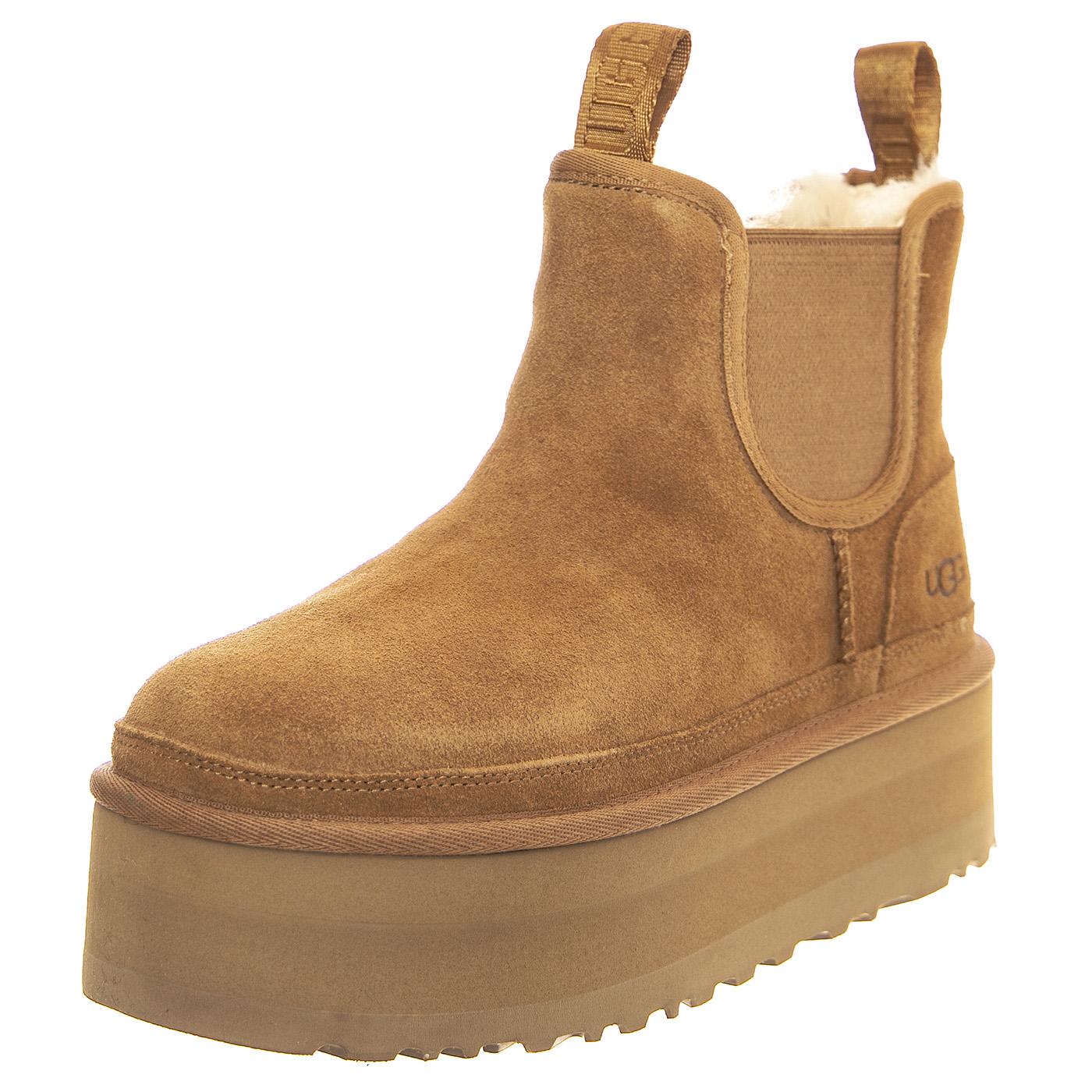 Neumel Platform Chelsea Chestnut - Stivali Donna Marroni UGSNEUPCCN1134526W  UGG 