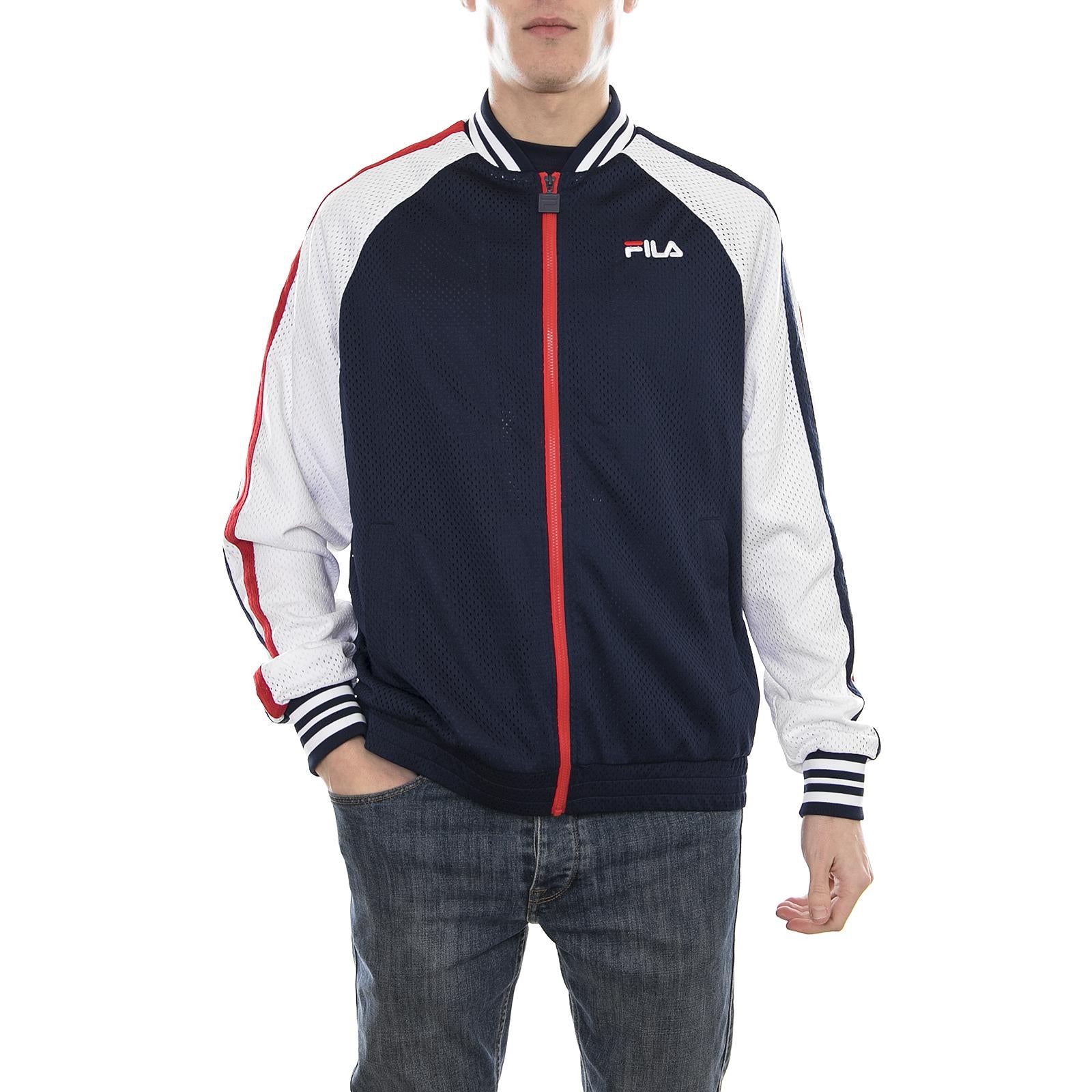 Lucas Track Jacket peacoat-red-white 684326-A17  FILA 