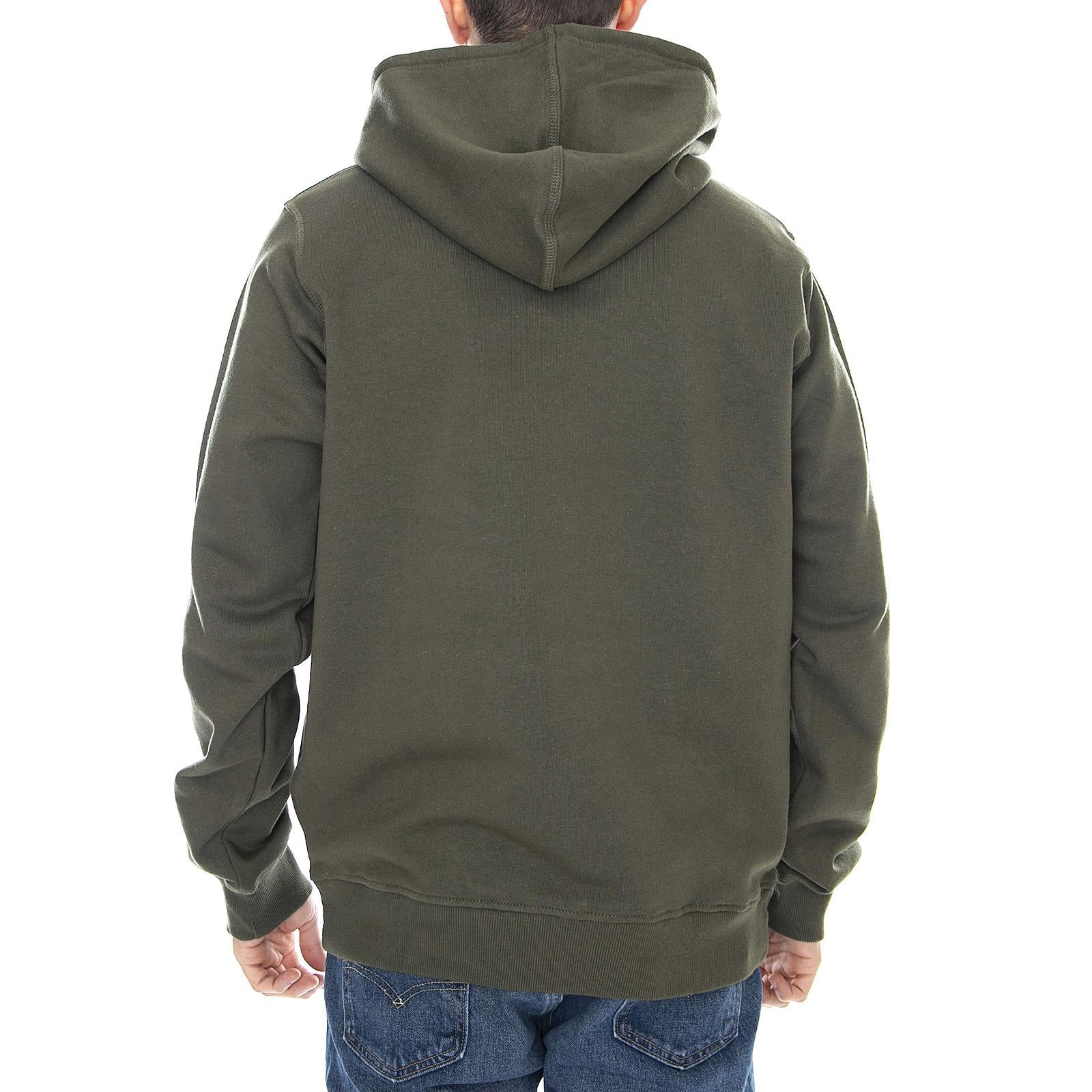 Nevada Hoodie - Dark Olive - Felpa con Cappuccio Uomo Verde 03 200062-DKO . DICKIES 