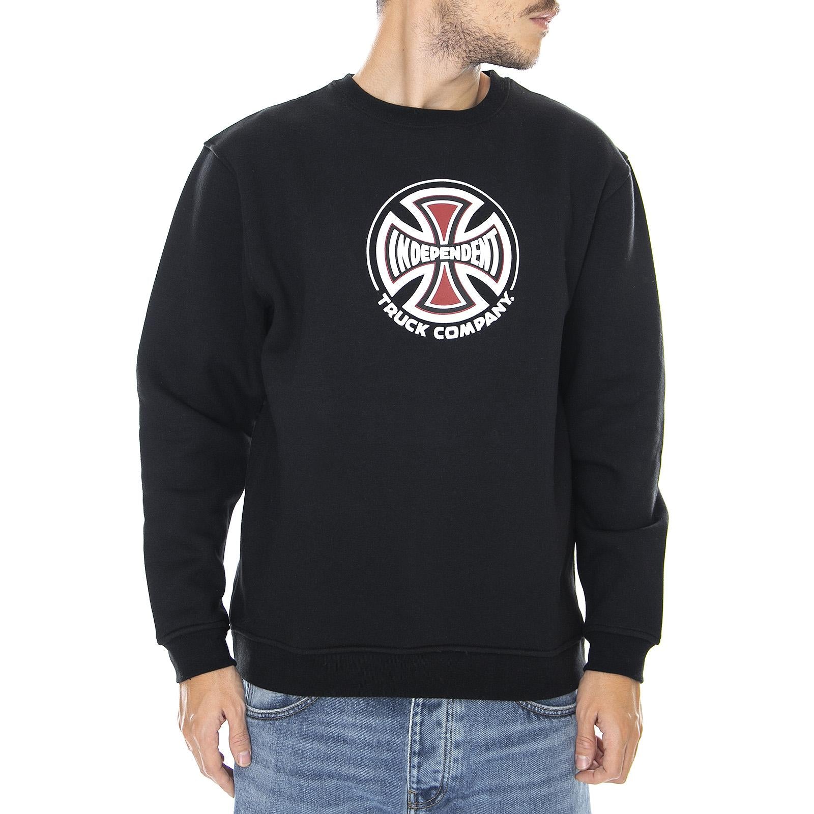 Mens Truck Company Black Crew-Neck Sweatshirt 80769_4  INDEPENDENT 