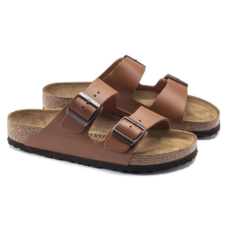 Arizona Ginger Brown, Natural Leather - Sandali Donna / Uomo Marroni - Calzata Regolare 1019075  BIRKENSTOCK 