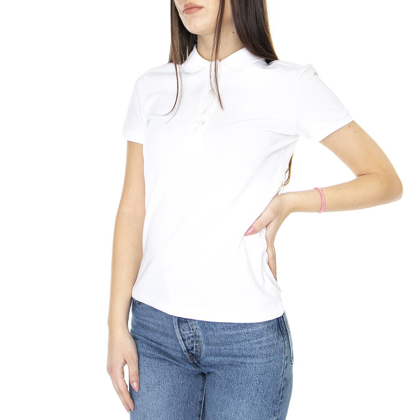 Maglietta M/C 001 - Polo Donna Bianca PF5462-001  LACOSTE 
