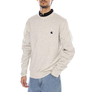 Madison Sweater Fleur De Sel / Black - Maglione Girocollo Uomo Crema I030841.2NQXX . CARHARTT WIP 