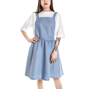 INGER SHORT DRESS JEANS LIGHT BLUE 142820138-1001  MINIMUM 