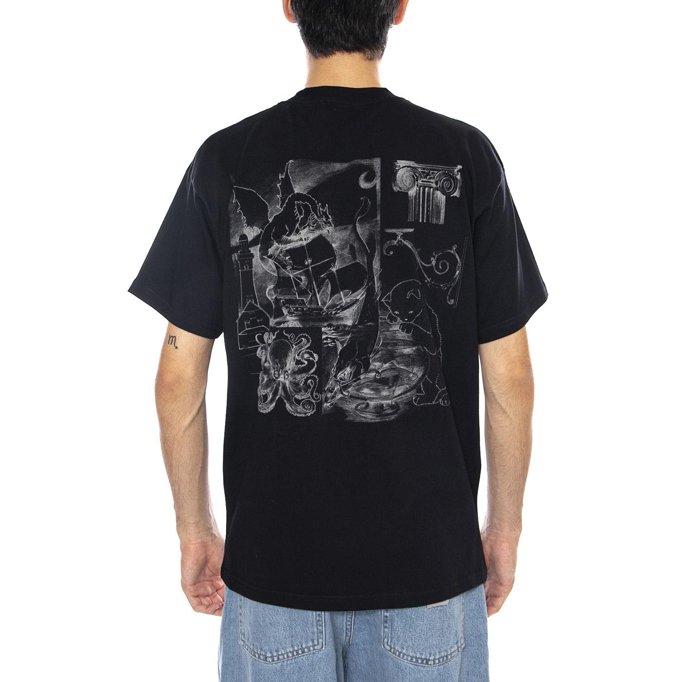 S/S Okniceok 02 T-Shirt Black- Maglietta Girocollo Uomo Nera I035550.89XX . CARHARTT WIP 