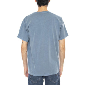 Lowercase Pigment Tee SS Pigment Coronet Blue - Maglietta Girocollo Uomo Blu 131080353 COE OBEY 