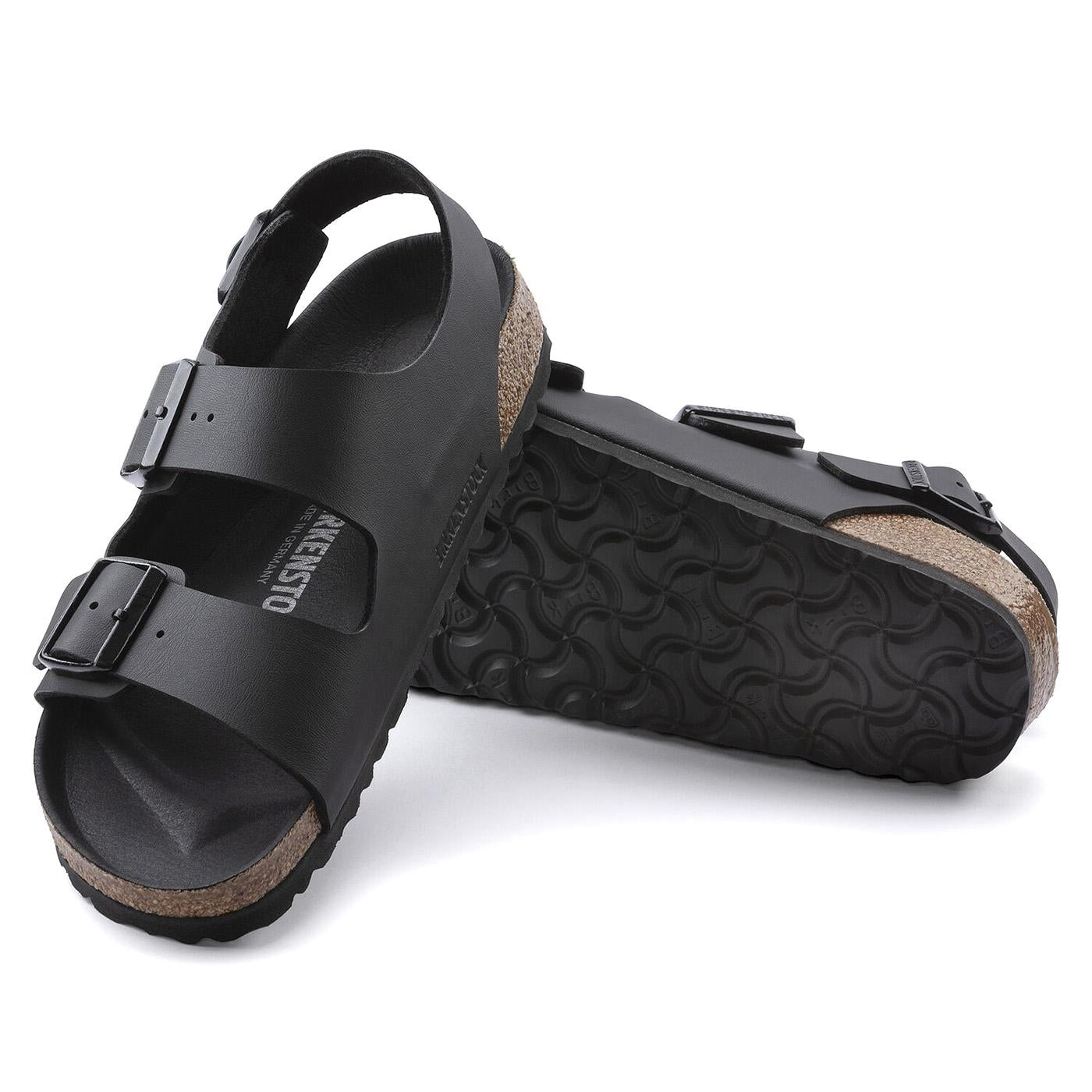 Milano Triples Black Birko Flor Sandals - Sandali Uomo Nero 1024998  BIRKENSTOCK 