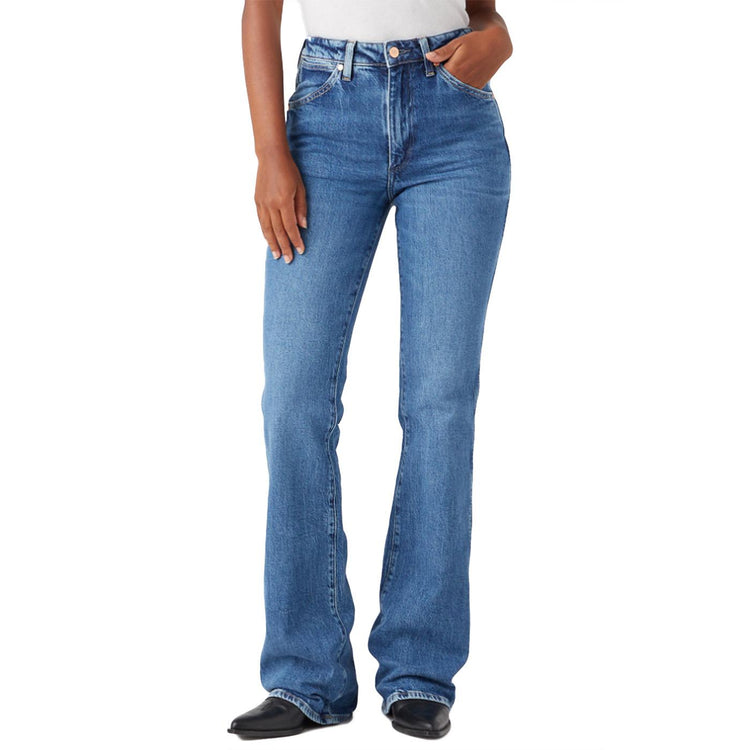 Westward Kylie Denim Pant - Pantaloni Denim Jeans Donna Blu W2H338466  WRANGLER 