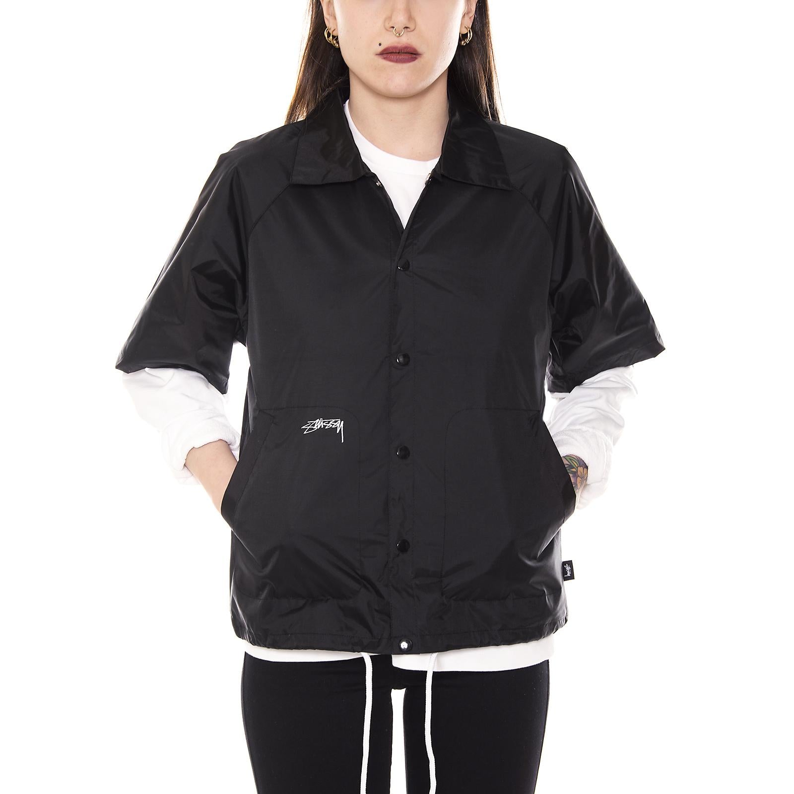 NORDHOFF COACH JACKET BLACK 215049-BLACK  STUSSY 