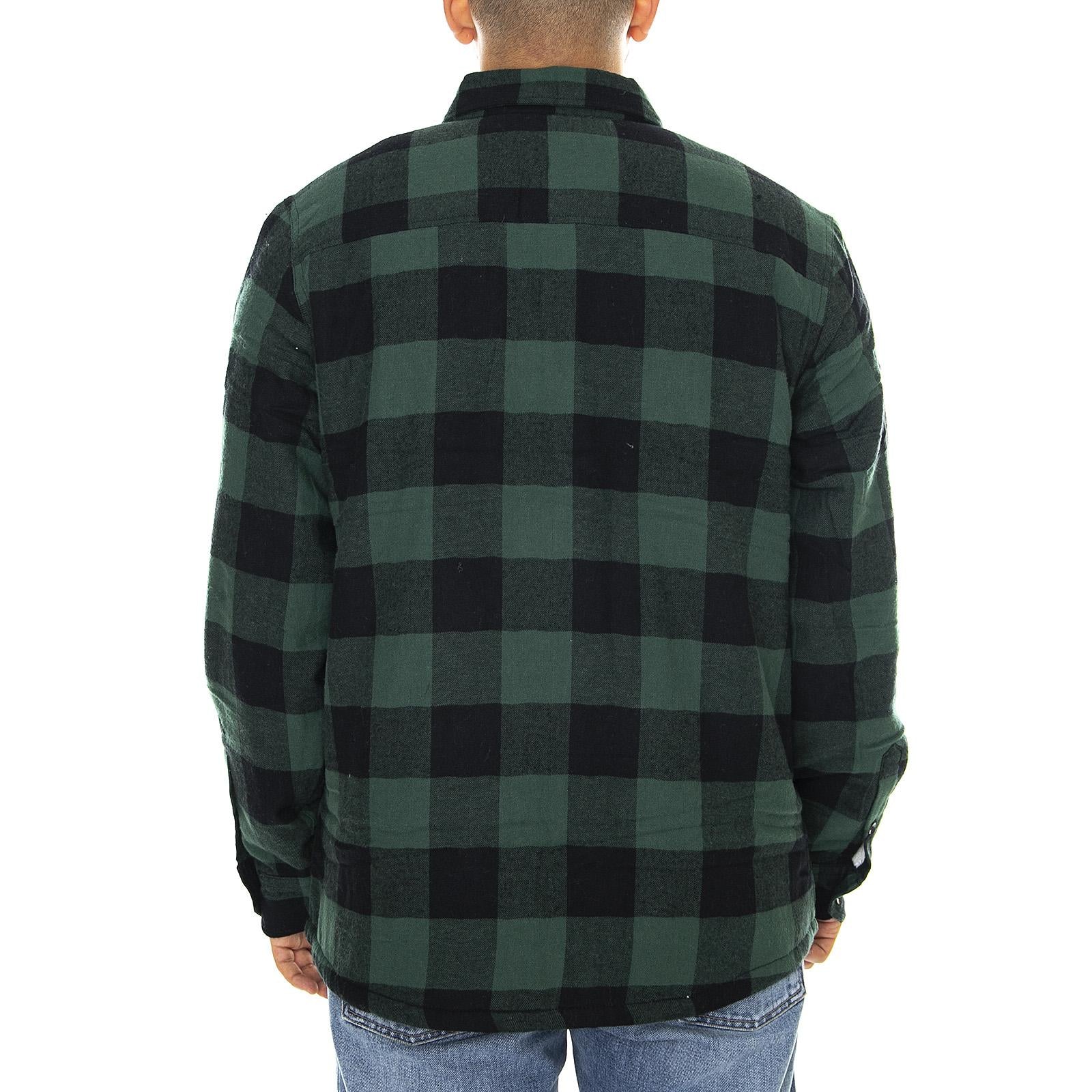 Lansdale Shirt - Pine Green - Camicia Uomo Verde 05 200292-PG . DICKIES 