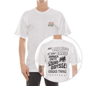 JAH BLESS TEE WHITE 1904019-WHITE  STUSSY 