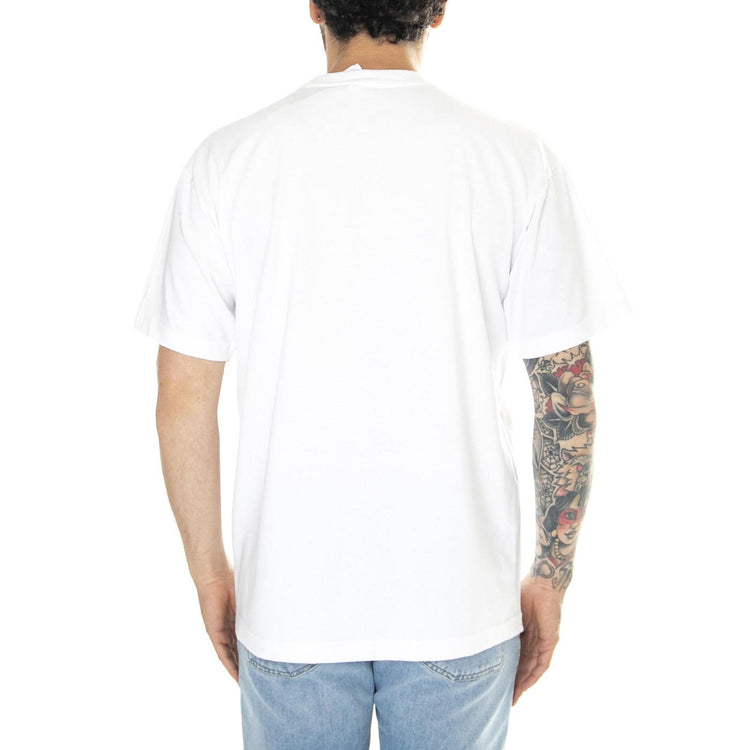 Playtime S/S Tee White - Maglietta Girocollo Uomo Bianca TS02181-WHITE  HUF 