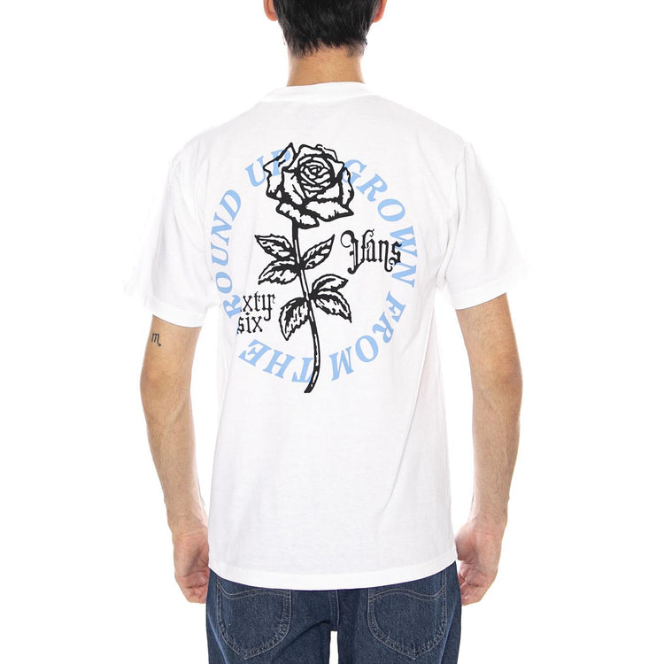 Grown From The Ground Up - Maglietta Girocollo Uomo Bianca VN000PCH WHT1 VANS 