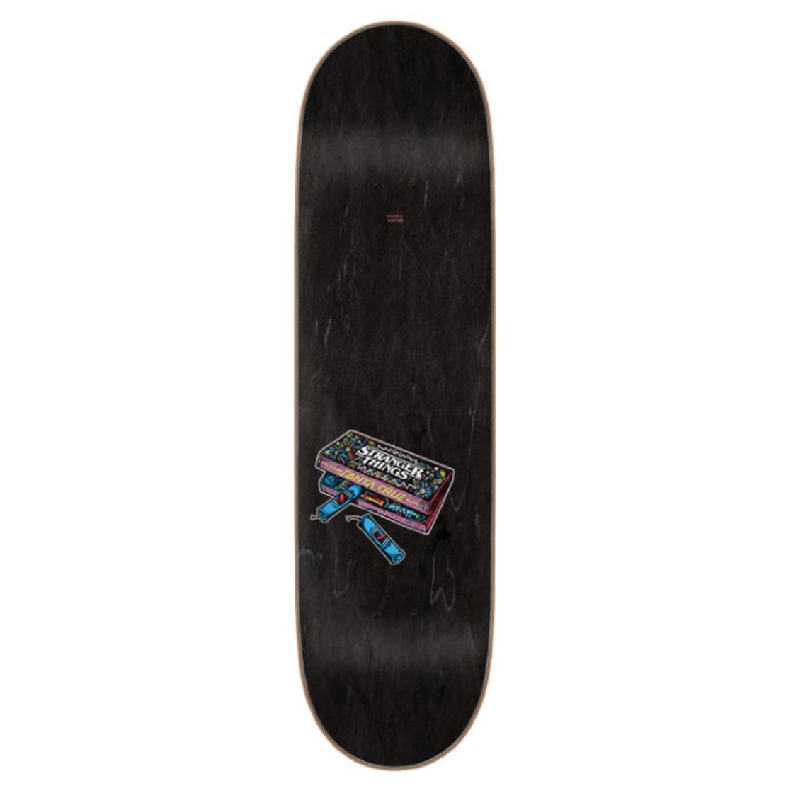 Stranger Things Season 1 x Santa Cruz - Tavola da Skateboard Nera / Multicolore / Allover 134879  SANTA CRUZ 