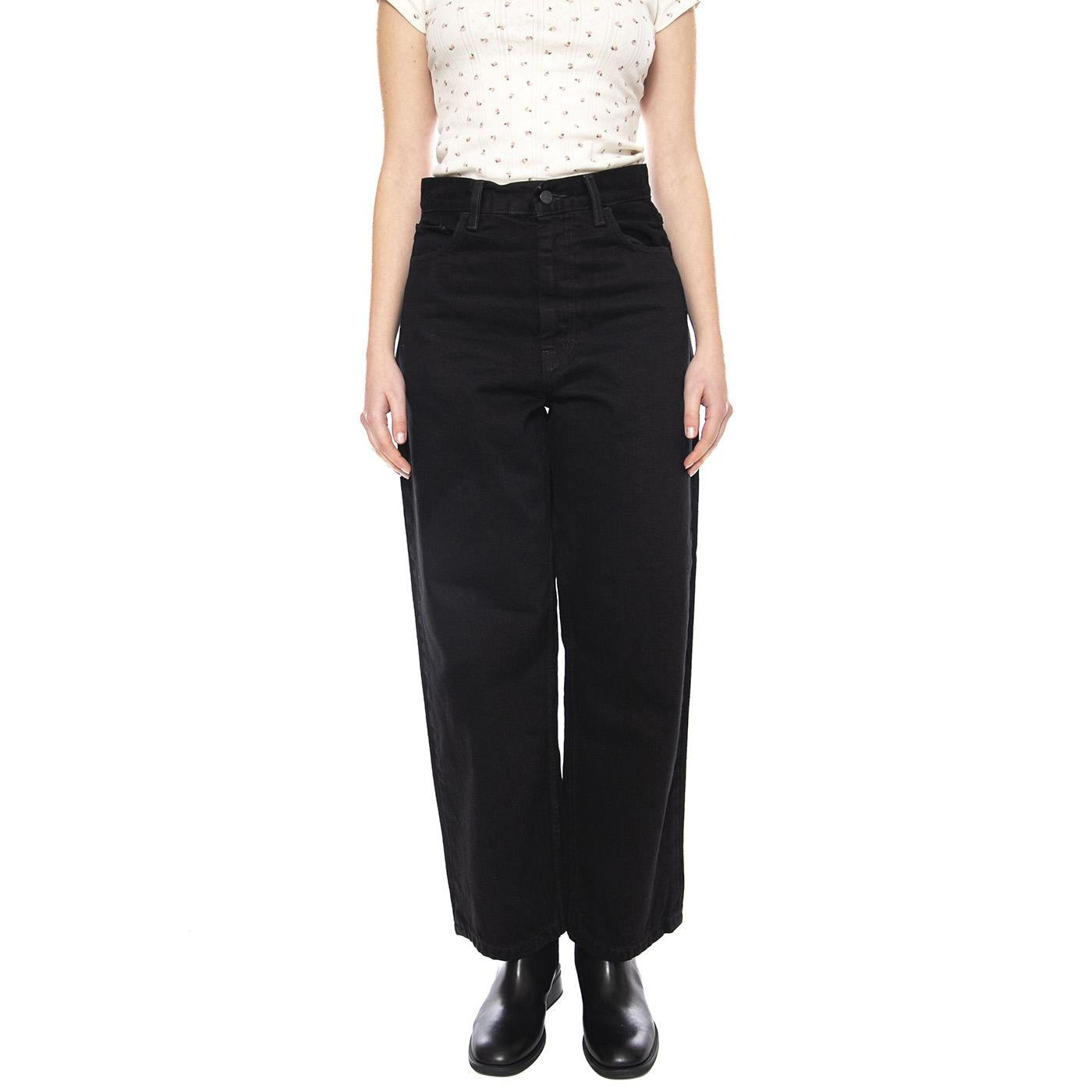 W' Brandon Pant - Pantaloni Donna Neri Carhartt WIP I035892.89.02 . CARHARTT WIP 