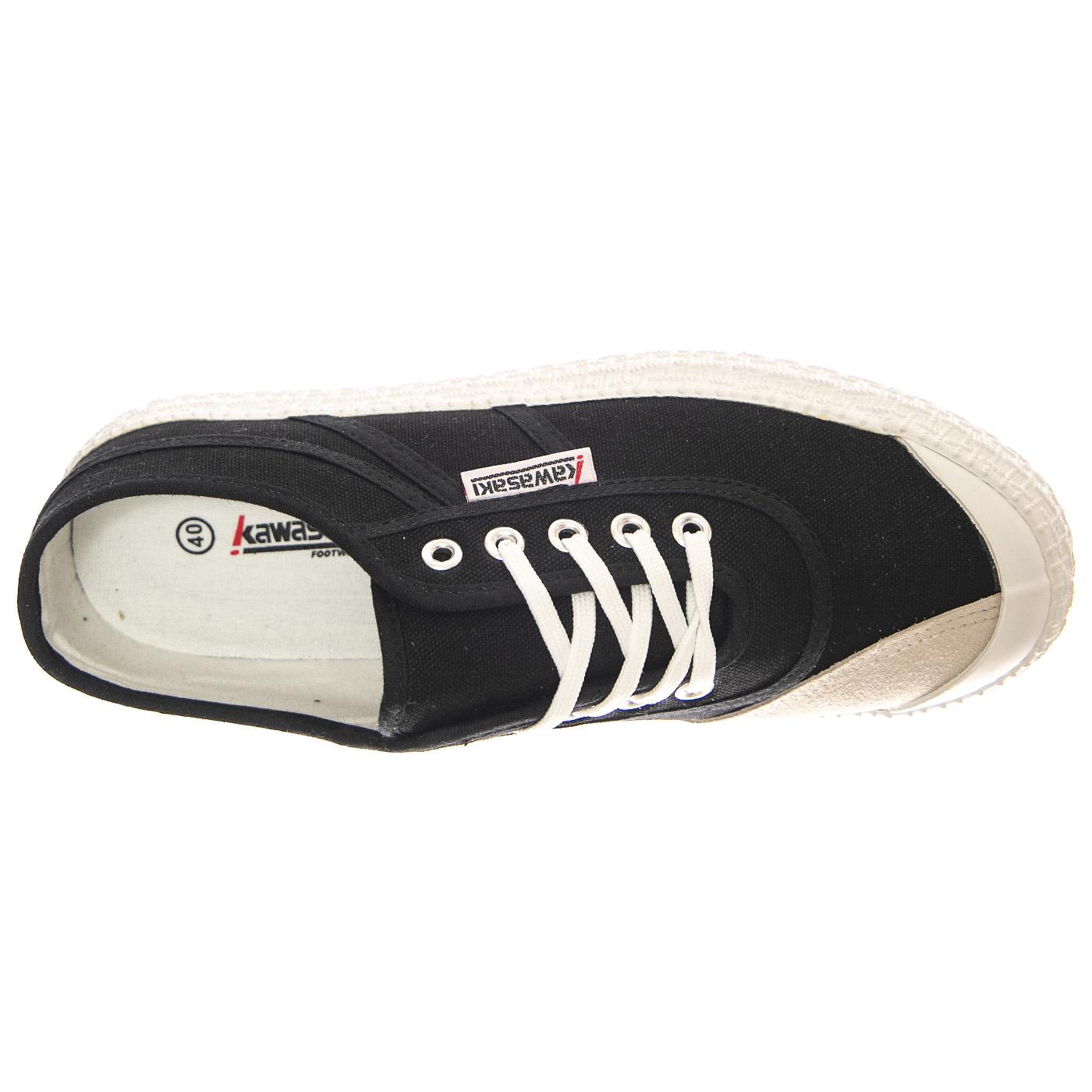 Original 3.0 Black - Scarpe Stringate Profilo Basso Donna / Uomo Nere KWS232427-1001 . KAWASAKI 