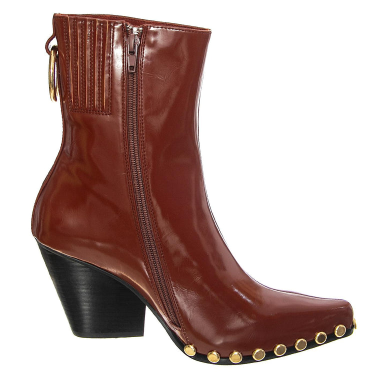 W' Walton-SR2 Red PU - Stivali Donna Marroni JCSJC-1095-1-6-RED  JEFFREY CAMPBELL 