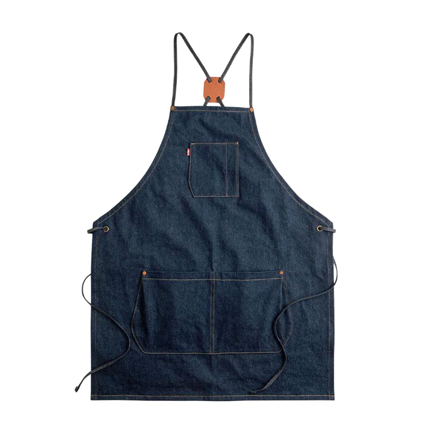 ADJUSTABLE DENIM APRON INDIGO RINSE 2 DARK INDIGO - Grembiule da Lavoro Denim Jeans Blu 004D2-0000 . LEVIS 