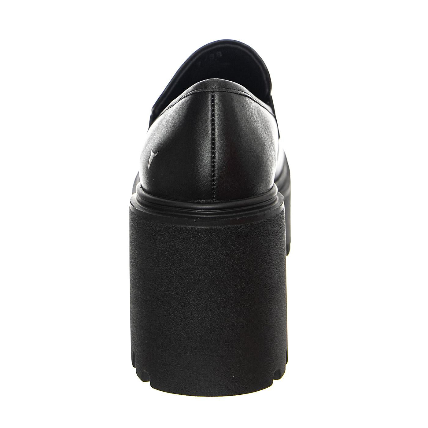 League Black Leather - Mocassini Donna Neri WSSLEAGUE-BLK  WINDSOR SMITH 