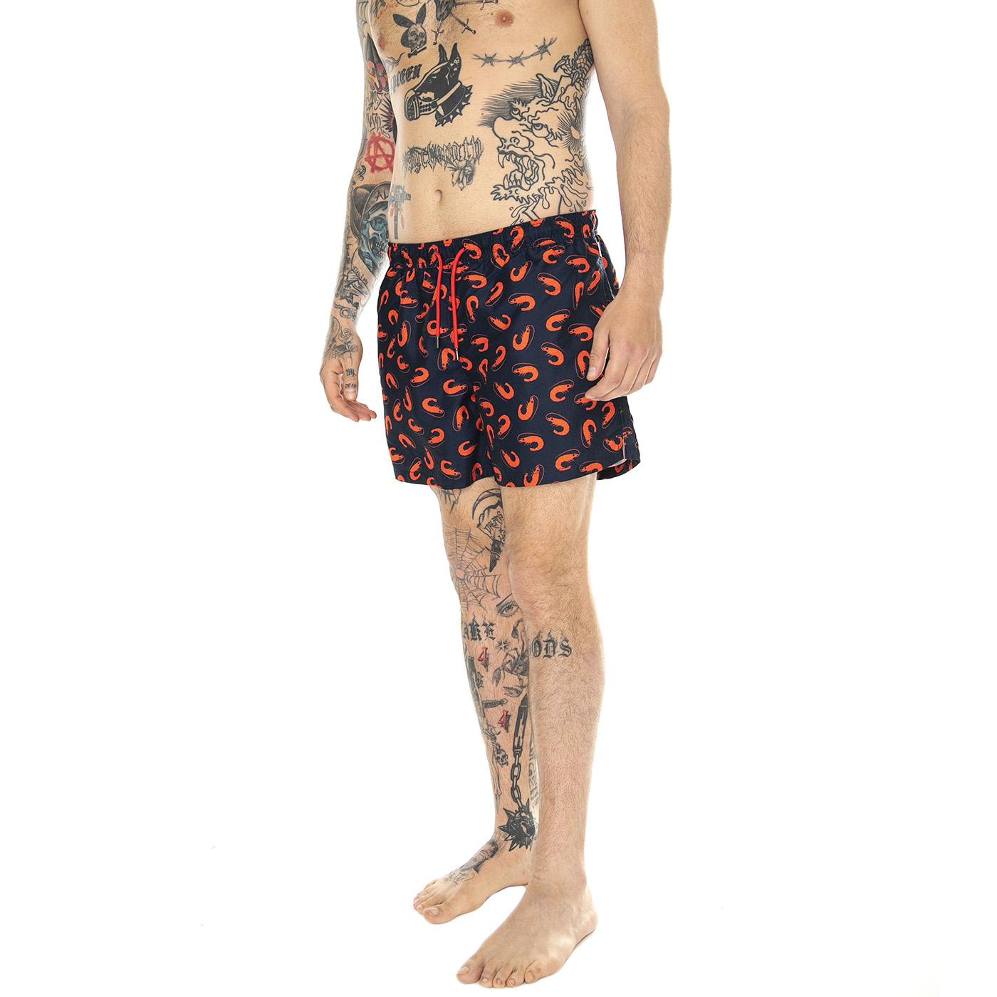 M' Shrimpy Swimshorts 6500 - Costume da Bagno Uomo Multicolore SHR116-6500  HAPPY SOCKS 