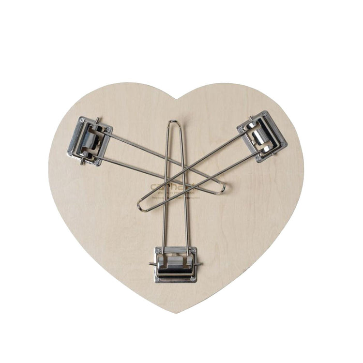 Heart Folding Table Black / White - Tavolino con Logo e Gambe Pieghevoli Nero I035830.0D2XX . CARHARTT WIP 