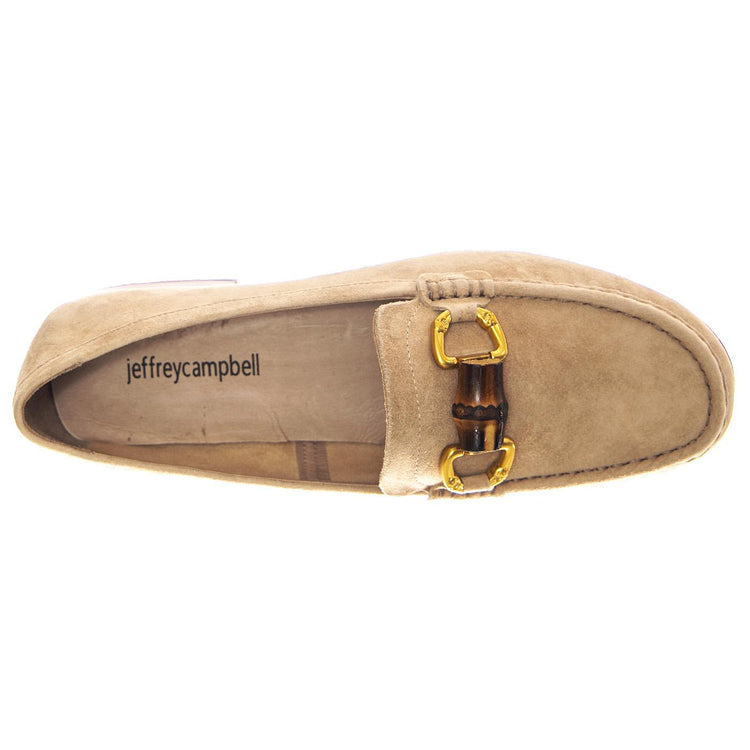 W' Apprentice Beige Suede Gold - Scarpe Donna Beige JC1159-1-15  JEFFREY CAMPBELL 