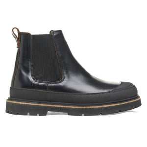 Prescott Slip On Men Black Pull Up Leather Boots - Stivaletti Uomo Neri 1025206 . BIRKENSTOCK 