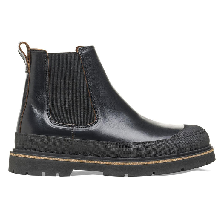 Prescott Slip On Men Black Pull Up Leather Boots - Stivaletti Uomo Neri 1025206 . BIRKENSTOCK 