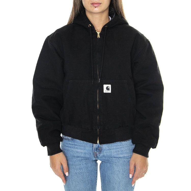 W' OG Active Jacket Black /rinsed - Giacca Donna Nera I032238.8902 . CARHARTT WIP 