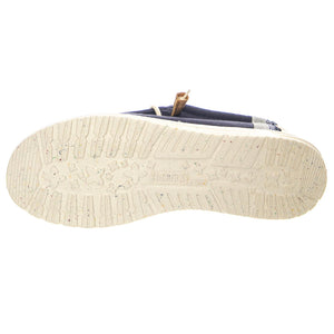 M' Wally Break Stitch 410 - Scarpe Stringate Profilo Basso Uomo Blu HD.40015.410  HEY DUDE 