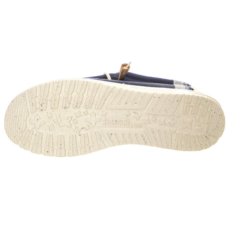 M' Wally Break Stitch 410 - Scarpe Stringate Profilo Basso Uomo Blu HD.40015.410  HEY DUDE 